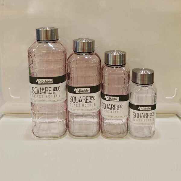 Square Glass Bottles