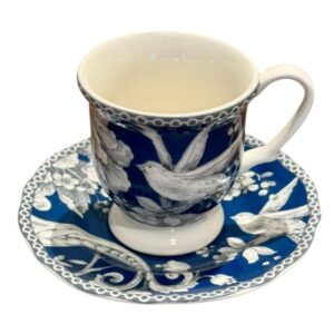 Adelaide Dark Blue Espresso cup and saucer set