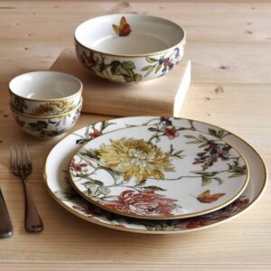HIGHLAND BLOOMING 21 Pcs Dinner Set