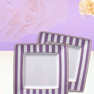 Noritake Square Plate Lavender