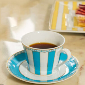 Noritake Cup Saucer Per Pc Light Blue