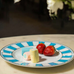 Noritake Round Plate Per Pc Light Blue