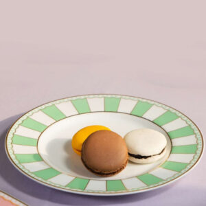 Noritake Round Plate Per Pc Apple Green