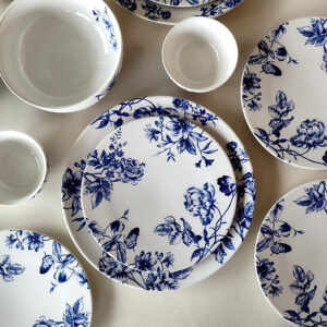 BLUE FLOWER Dinner set Set of 21Pcs.