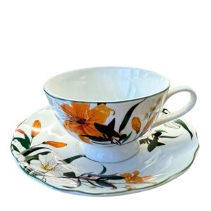 ceramic cup and saucer