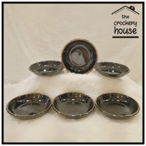 Ariane Porcelain Dhai Bada plates Set of 6