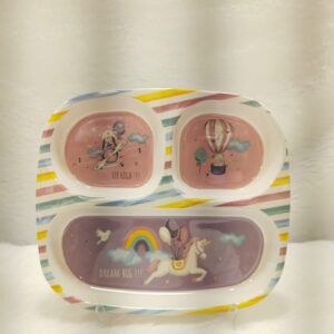 Melamine Partition Plate Per pc for Kids