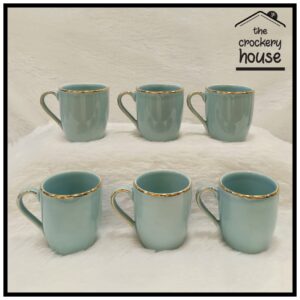 Arian Porcelain Mugs Set of 6.