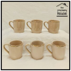 Arian Porcelain Mugs Set of 6.