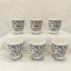 Bharat Floral Coffee Mugs Set of 6