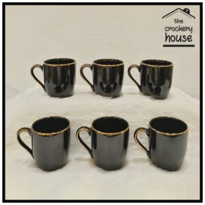Arian Porcelain Mugs Set of 6.
