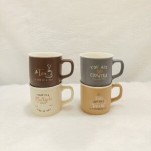 Porcelain mugs